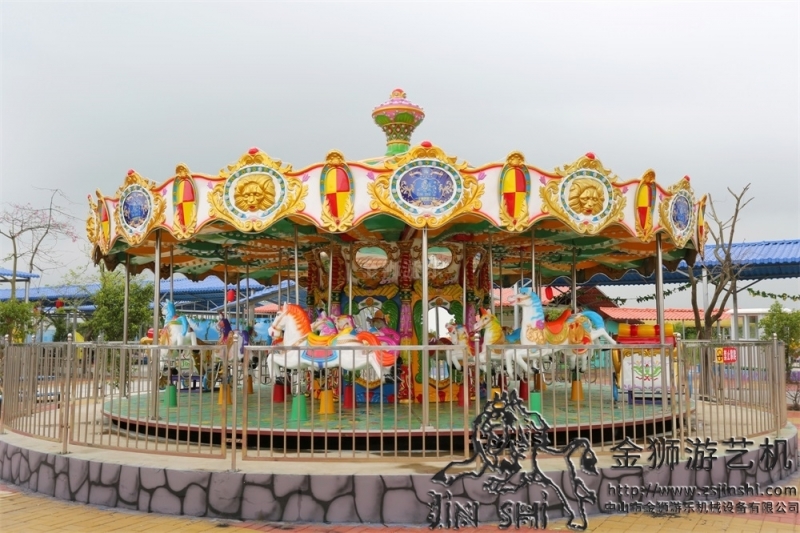 What kind of carousel rides are more popular with tourists